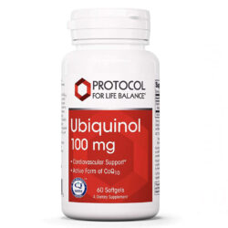 Ubiquinol 100 mg Protocol for Life Balance - 60 Cápsulas em Gel para o Bem-Estar