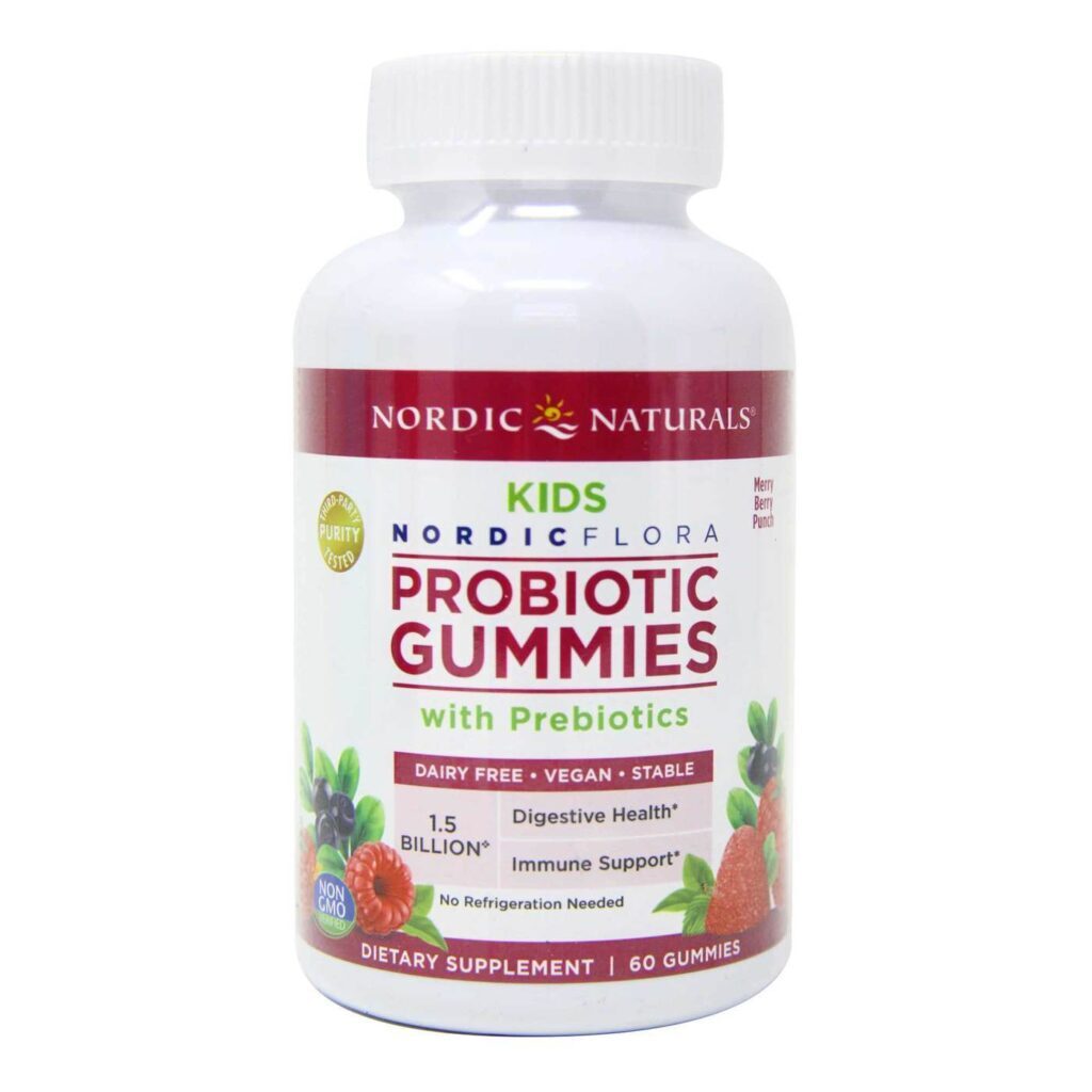 Nordic Naturals Gomas Probióticas KIDS - 60 Gomas para Saúde Digestiva Infantil