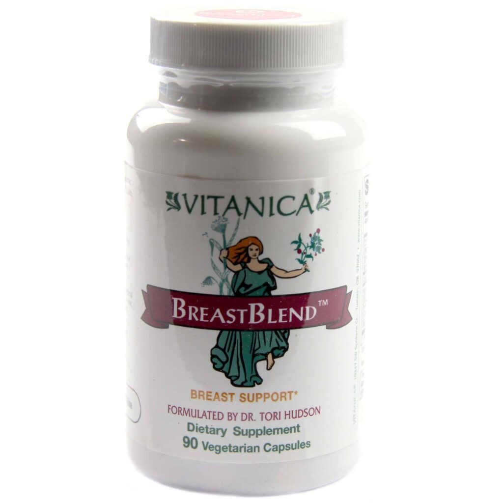 Vitanica BreastBlend Saúde da Mama 90 Cápsulas Vegetarianas - Bem-Estar Feminino