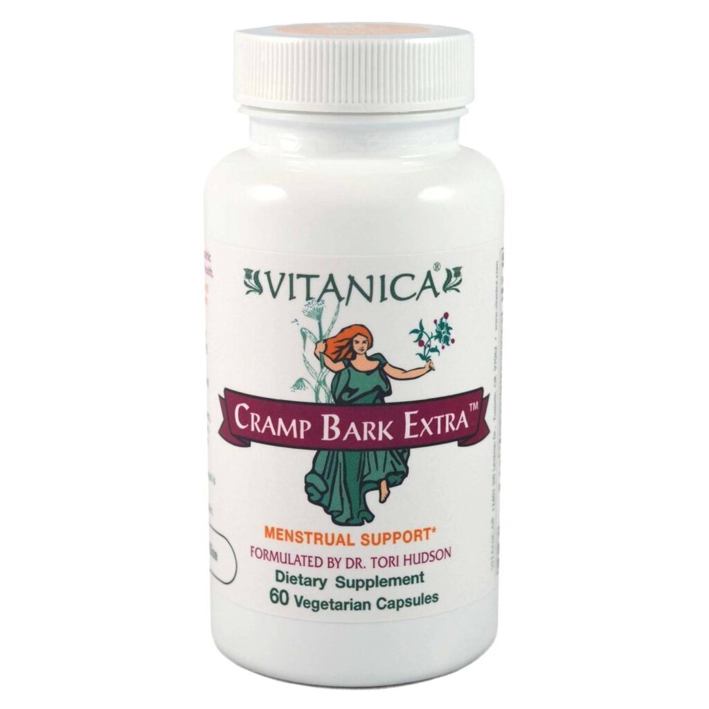 Vitanica Cramp Bark Extra™: 60 Cápsulas Vegetarianas para Alívio de Espasmos Musculares