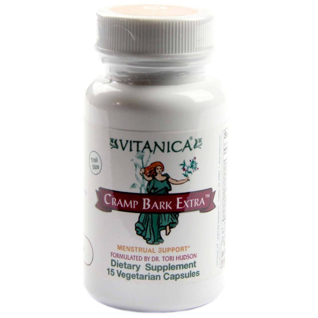 Vitanica Cramp Bark Extra 15 Cápsulas Vegetarianas: Alívio Natural para Dores e Desconfortos