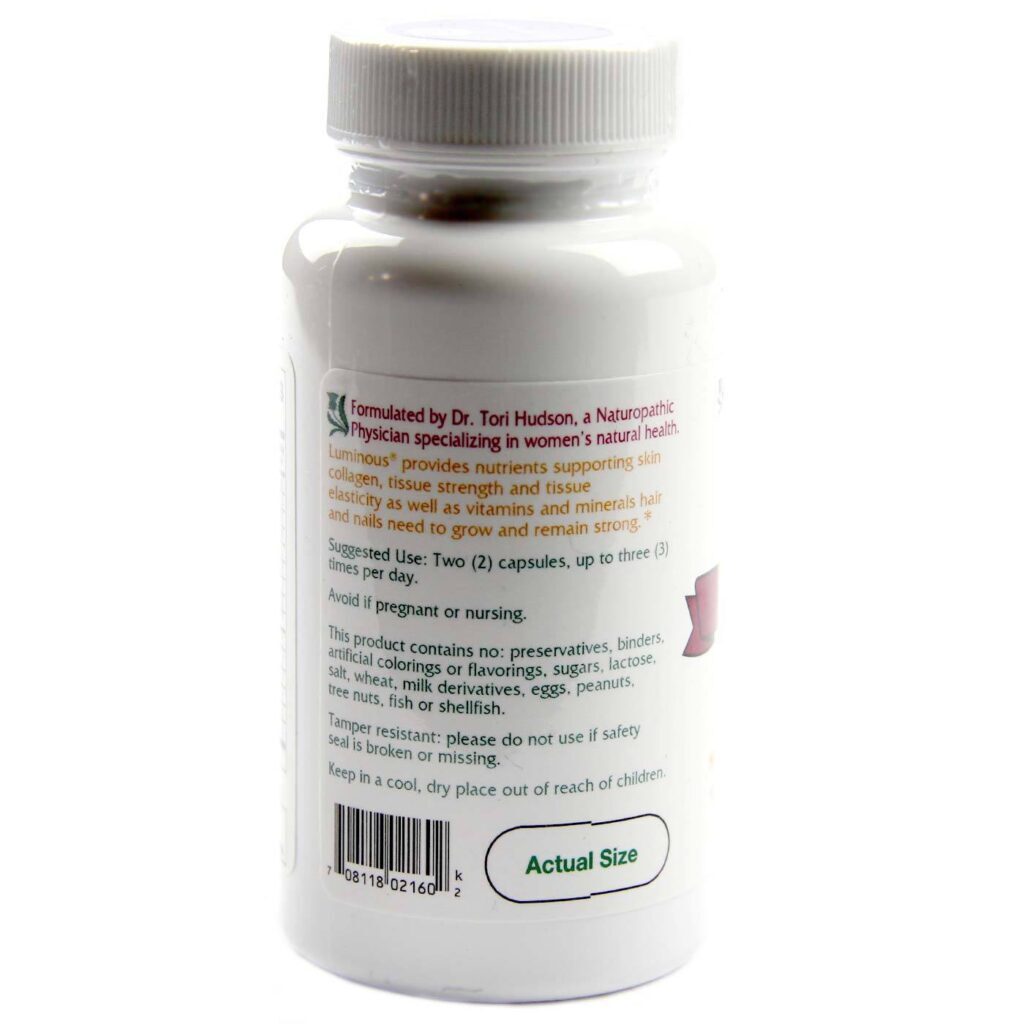 Vitanica Luminous 60 Cápsulas Vegetarianas - Vitalidade e Brilho Natural - Imagem 3
