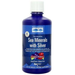 Trace Minerals Research Sea Minerais com Silver - 946ml: Suplemento Avançado de Minerais Marinhos e Prata Coloidal