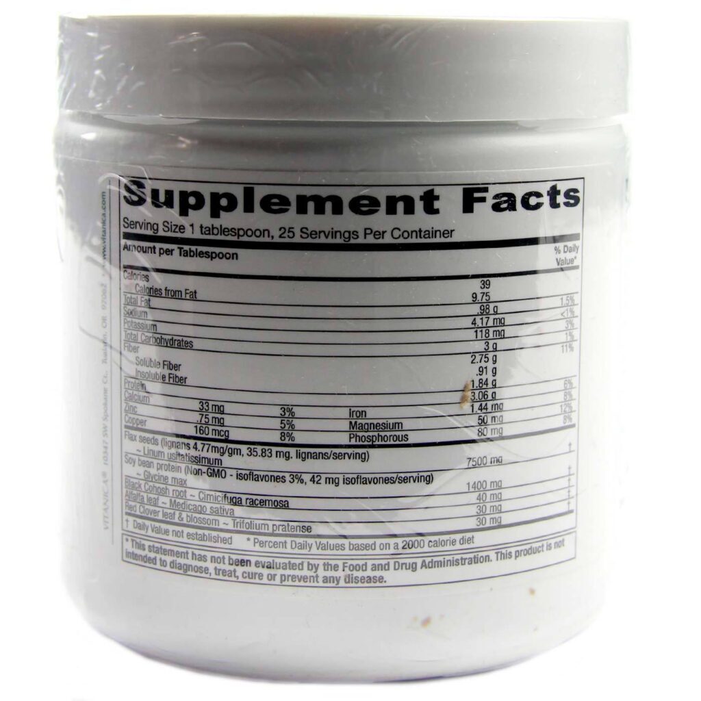 Vitanica Fitoestrógeno Herbal 227g: Alívio Natural para Mulheres no Brasil - Imagem 2