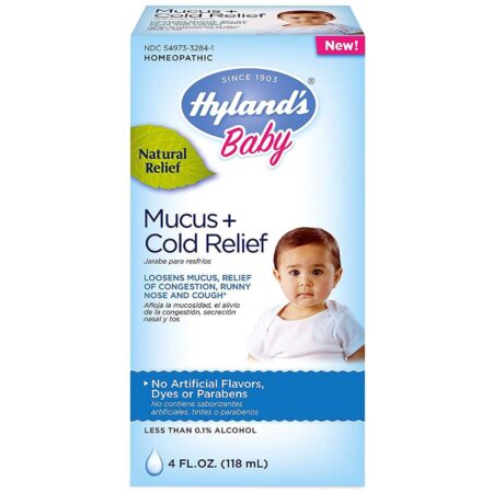 Hyland's, Alívio do resfriado e do muco de bebê - 118mL