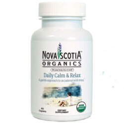 Nova Scotia Orgânicos Daily Calm and Relax - 60 Cápsulas: Bem-Estar e Relaxamento Natural