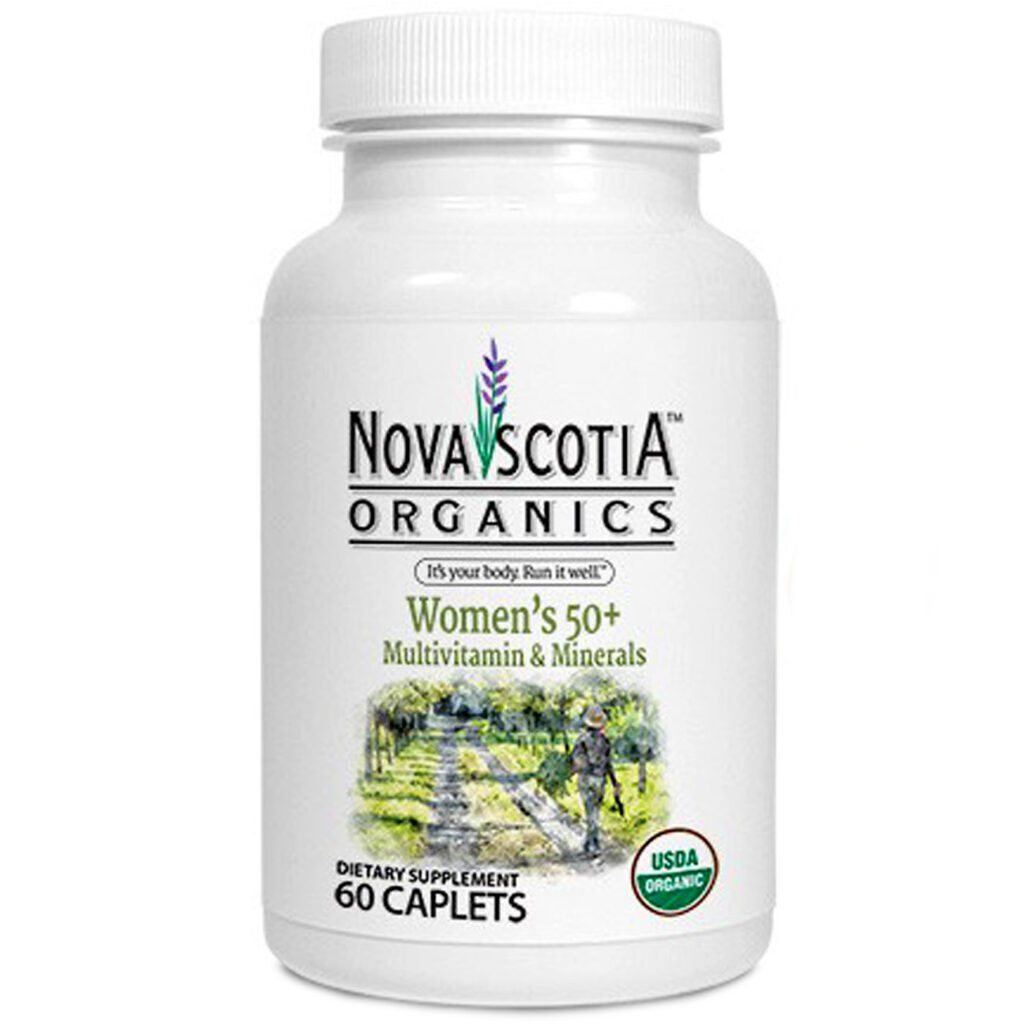 Multivitamínico e Minerais Nova Scotia Orgânicos para Mulheres 50+ - 60 Cápsulas