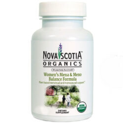 Nova Scotia Orgânicos Women's Mena and Meno Balance Formula - 60 Cápsulas: Equilíbrio Hormonal Natural