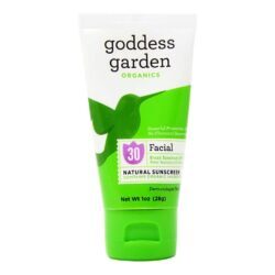 Goddess Garden Protetor Solar Facial Natural FPS 30 - 29,5ml: Proteção Vegana e Mineral para Pele Radiante