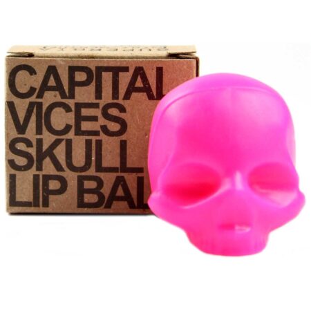 Rebels Refinery, Protetor Labial em Forma de Caveira Capital Vices Collection™ - Cor Rosa e Sabor Hortelã - 5.5g