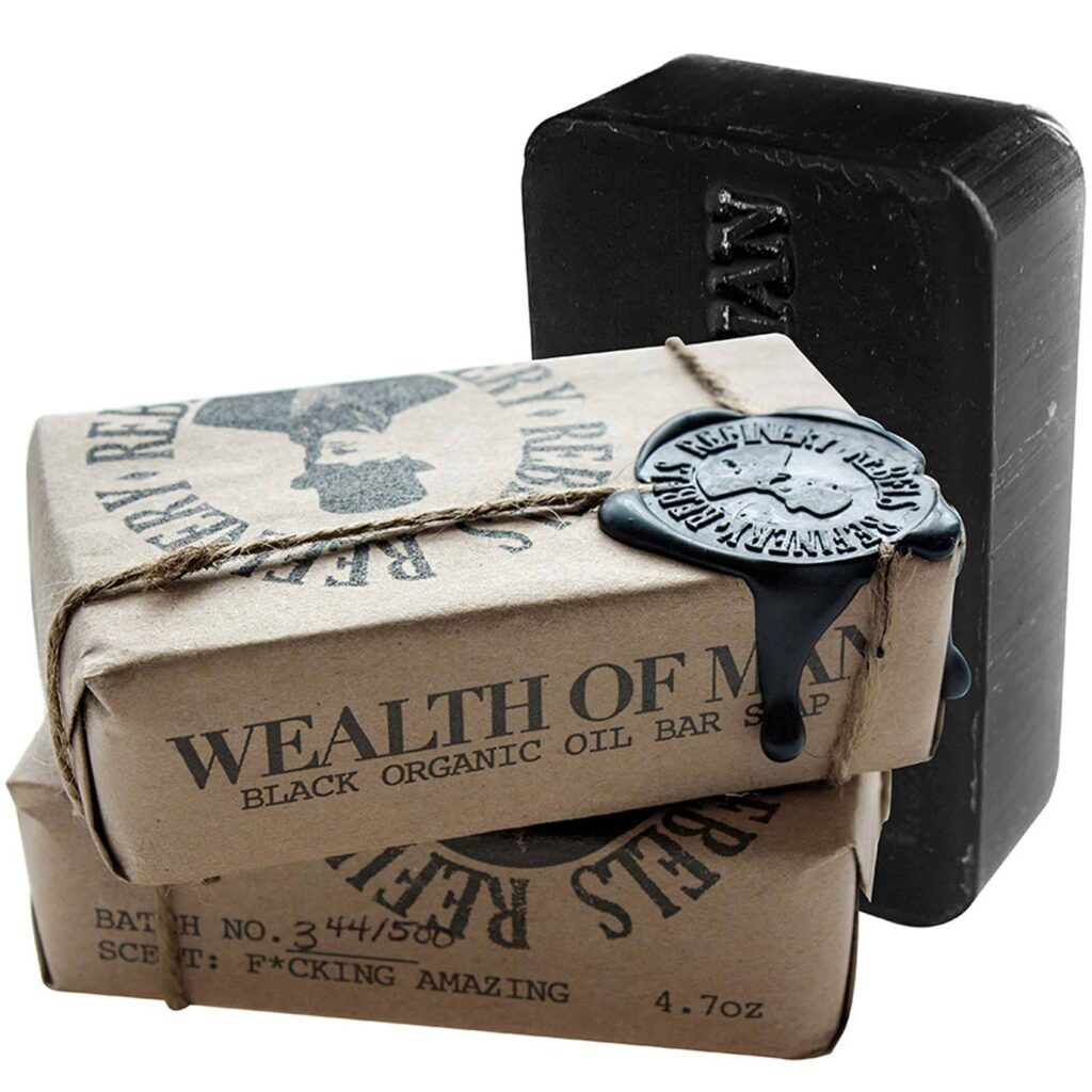 Rebels Refinery Sabonete Orgânico Wealth of Man™ - 133g (4.7 oz) - Pele Revigorada - Imagem 4