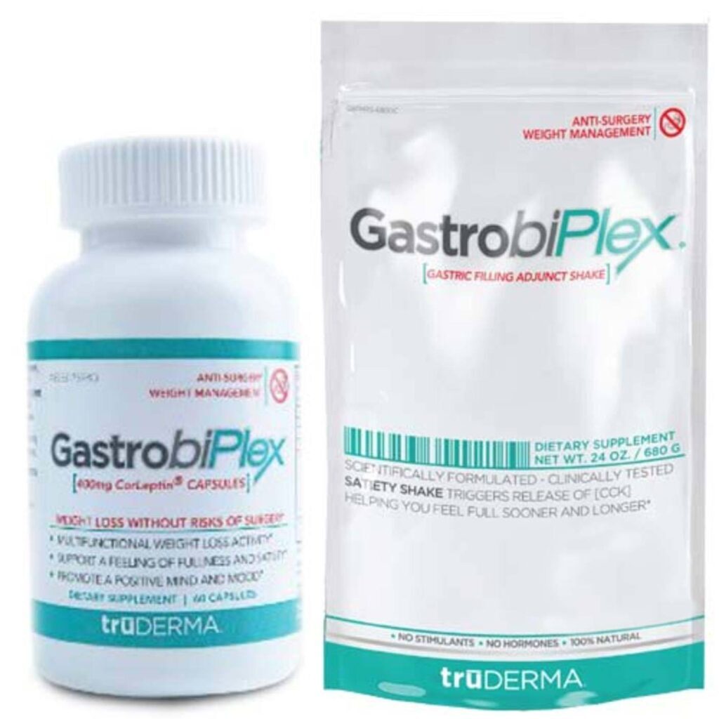 truDERMA Gastrobiplex Kit: Suplemento de Baunilha Francesa com 20 Doses e 60 Cápsulas