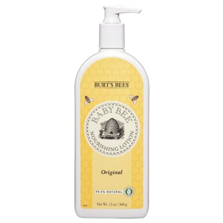 Burt's Bees Bebê Bee Nourishing Lotion, Original - 12 oz