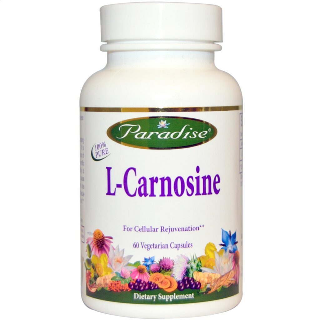 Paradise Ervas L-Carnosina 60 Cápsulas Vegetarianas: Suporte Antioxidante e Muscular