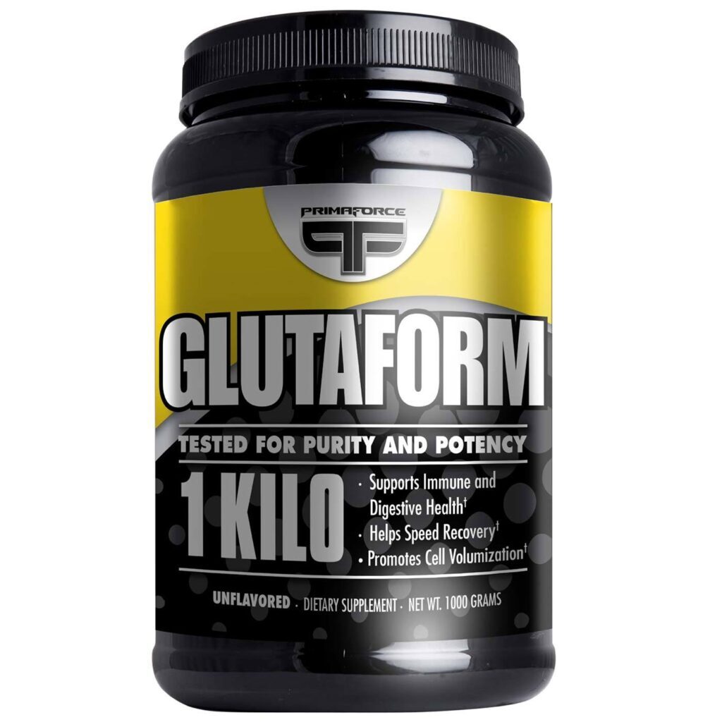 PrimaForce Glutaform 1kg: L-Glutamina Pura para Recuperação Muscular e Saúde Intestinal