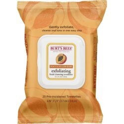 Burt's Bees Lenços de Limpeza Facial - 25 Unidades: Pele Radiante e Limpa Naturalmente