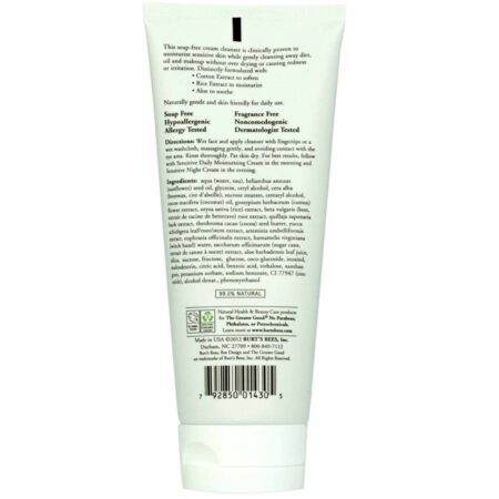 Burt's Bees Limpeza Facial Sensível 170g - Higiene e Bem-Estar - Imagem 2