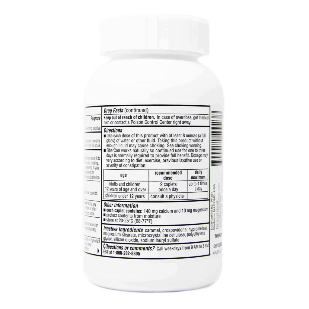 FiberCon® Terapia da Fibra para Regular - 140 Cápsulas: Saúde Intestinal Essencial - Imagem 3