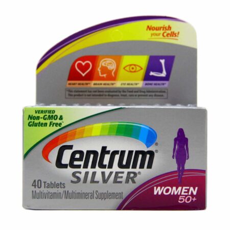 Multivitamínico Silver Mulheres 50+ Centrum 40 Tabletes