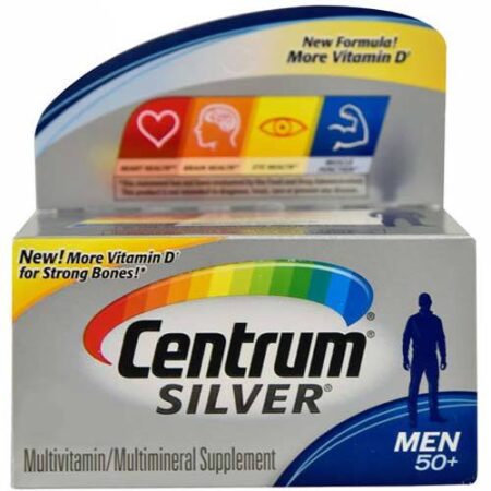 Multivitamínico Silver Homens 50+ Centrum 100 tabletes