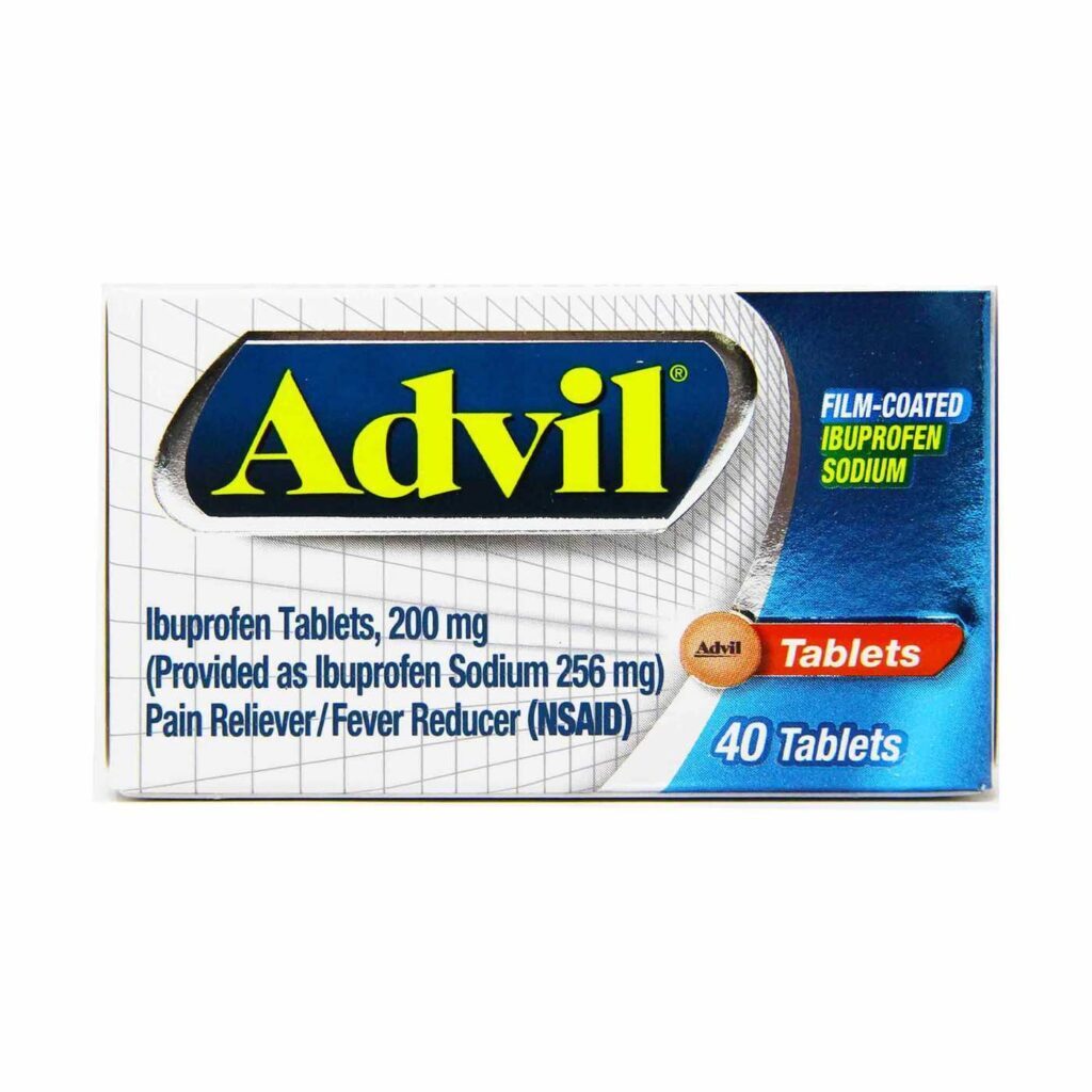 Advil Ibuprofeno 200 mg - Alívio Rápido da Dor - 40 Comprimidos