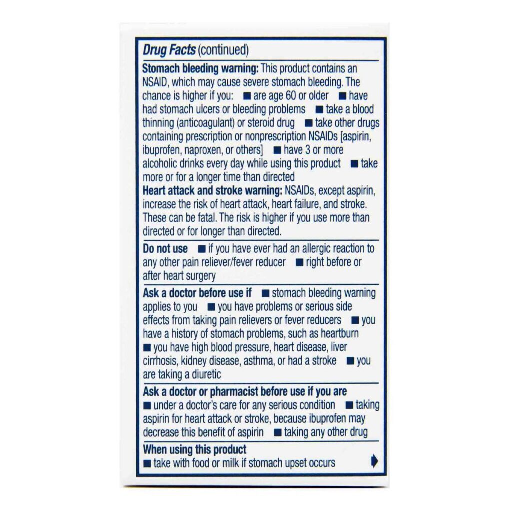 Advil Ibuprofeno 200 mg - Alívio Rápido da Dor - 40 Comprimidos - Imagem 3