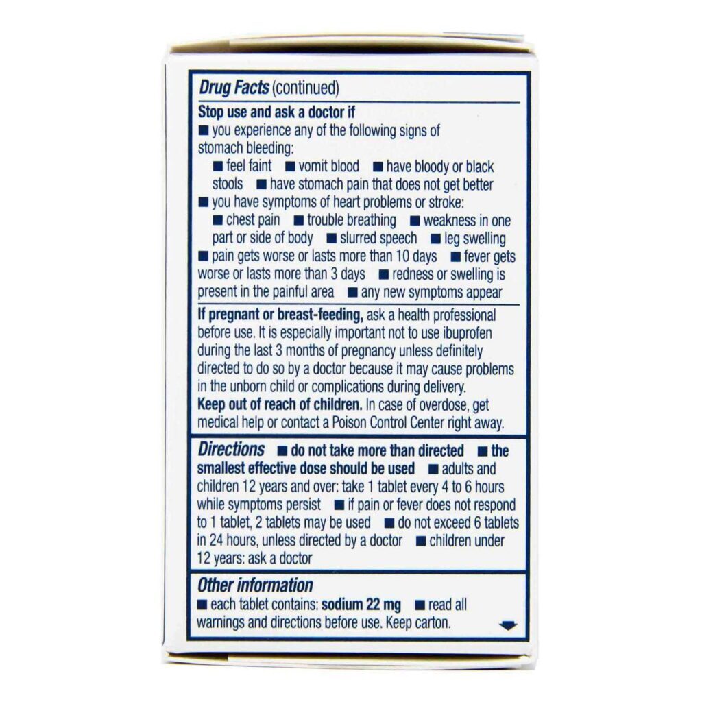 Advil Ibuprofeno 200 mg - Alívio Rápido da Dor - 40 Comprimidos - Imagem 4