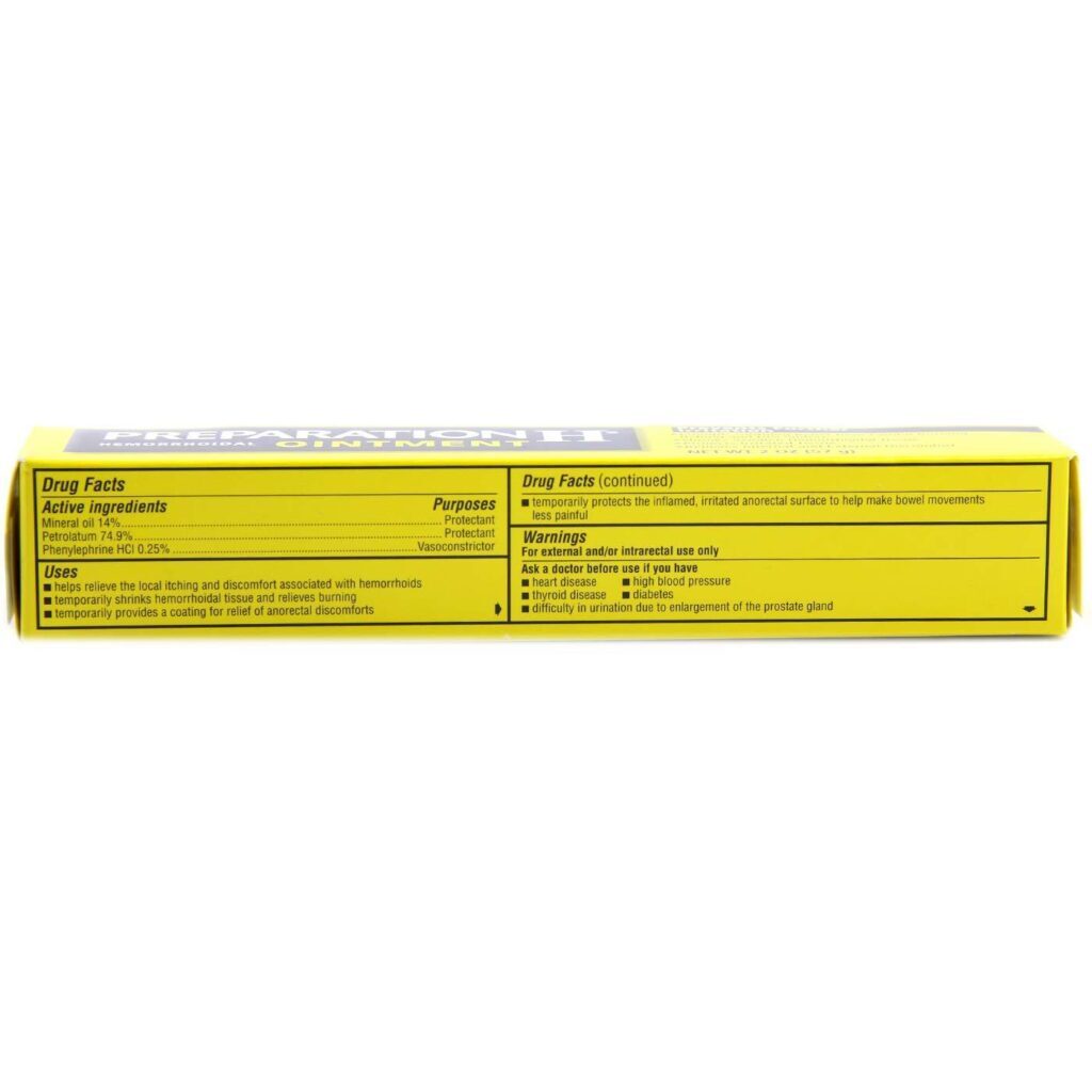 Preparation H Pomada para Hemorroidas Alívio Rápido 57g - Conforto e Bem-Estar - Imagem 2