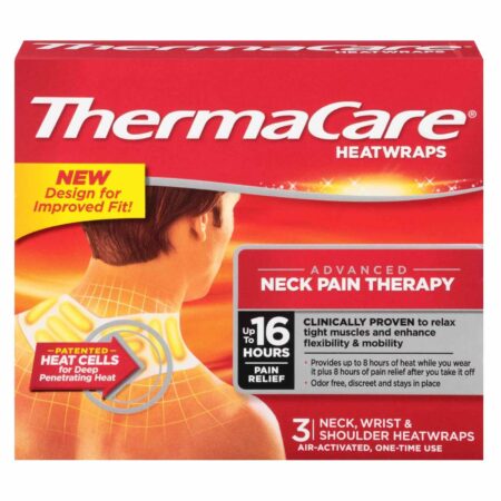 Thermacare, Envoltórios de calor para pescoço, pulso e ombro - 3 Envoltórios