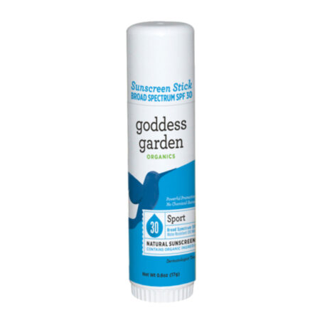 Goddess Garden Sport Natural Protetor Solar, SPF 30 - 0.6 oz Lotion Stick