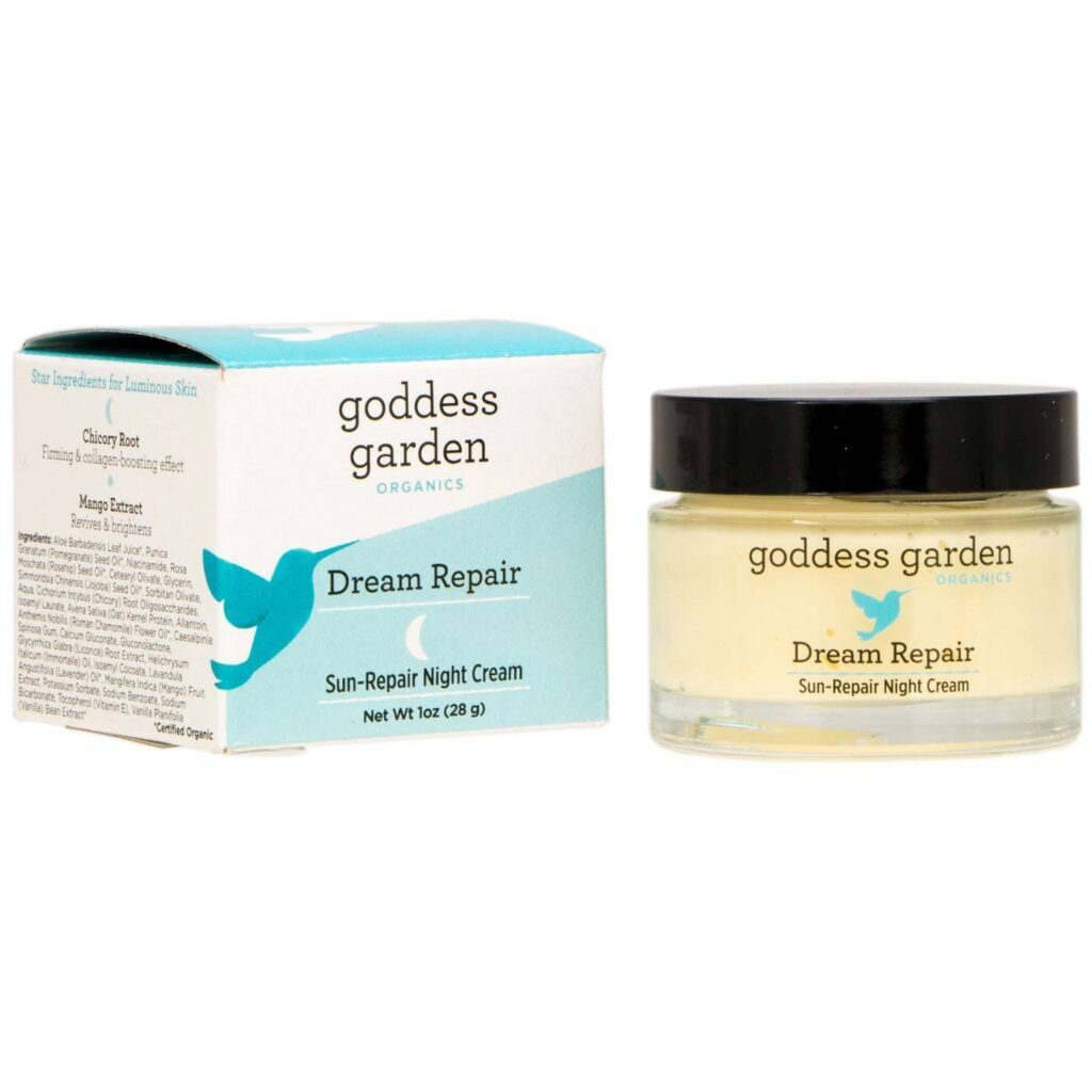 Goddess Garden Creme Noturno Reparador 28g - Renovação Profunda da Pele