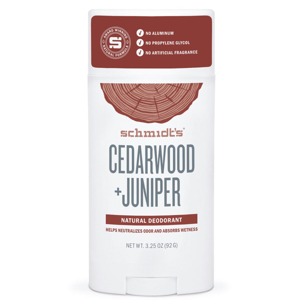 Schmidt's Desodorante Stick Madeira de Cedro e Zimbro - 92g: Proteção Natural e Agradável