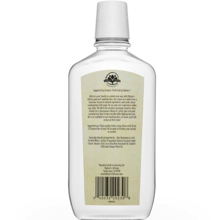 Nature's Artisan Gourmet Xylitol Mouthwash, Gengibre de coco - 16 fl oz - Image 2