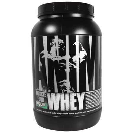 Universal Nutrition Animal Muscle Food Whey, Chocolate de menta - 2 lbs