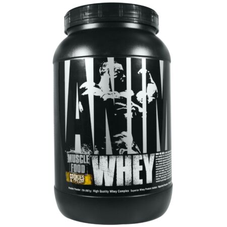 Universal Nutrition Animal Muscle Food Whey, Cookies & Creams - 2 lbs