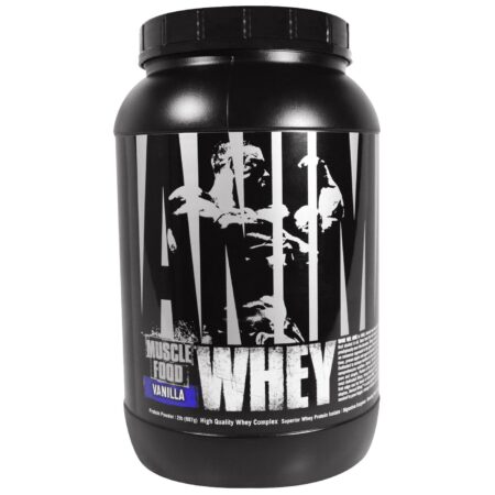 Universal Nutrition Animal Muscle Food Whey, Baunilha - 2 lbs