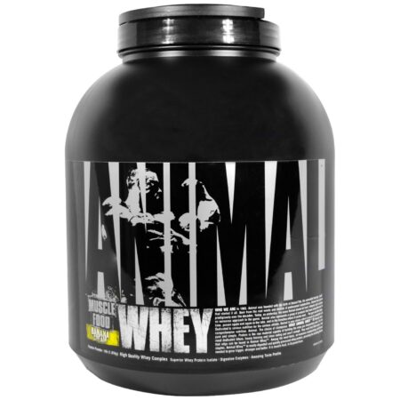 Universal Nutrition Animal Muscle Food Whey, Banana - 4 lbs