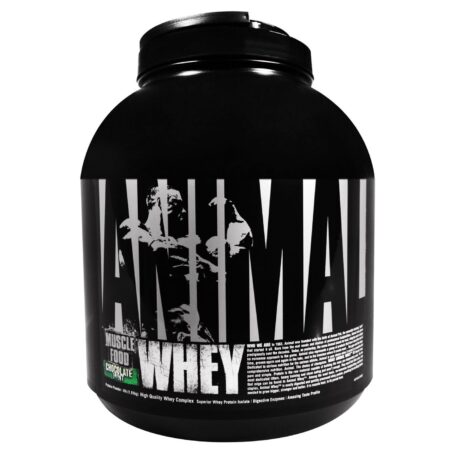 Universal Nutrition Animal Muscle Food Whey, Chocolate de menta - 4 lbs