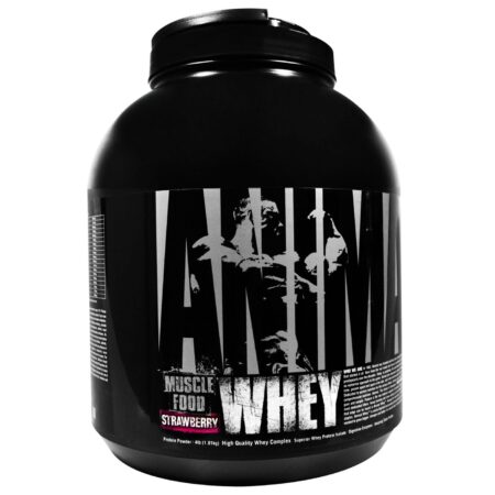 Universal Nutrition Animal Muscle Food Whey, morango - 4 lbs