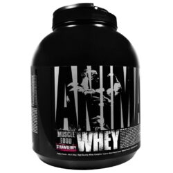 Universal Nutrition Animal Muscle Food Whey Morango - 2kg (4 lbs)