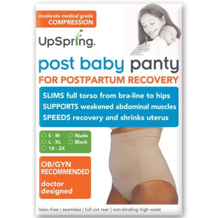 UpSpring High Waist Postpartum Recovery & Slimming Underwear, Nu - L/XL