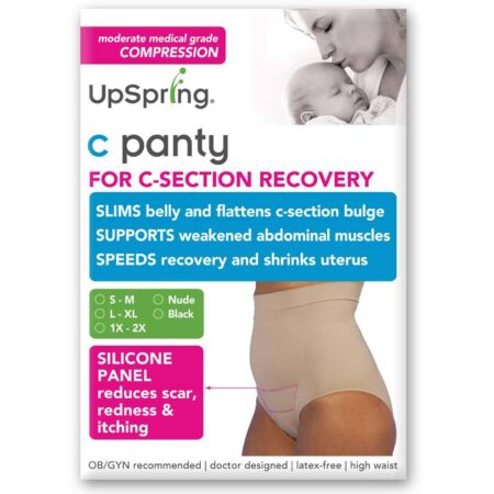 UpSpring High Waist Incision Care C-Panty, Nu - L/XL (size 10-16)