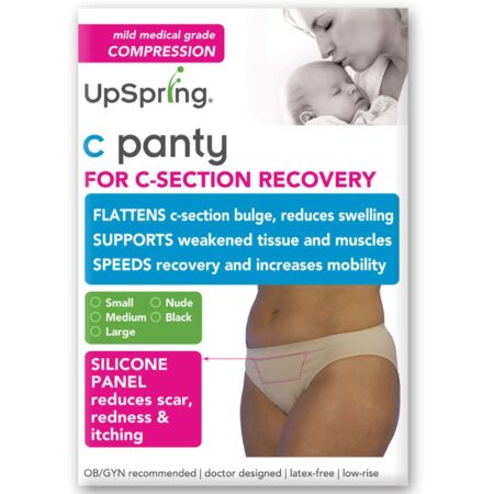 UpSpring Classic Waist C-Section Recovery Underwear, Nu - Large