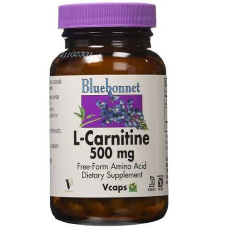 Bluebonnet Nutrition L-Carnitina - 500 mg - 30 Veggie Cápsulas