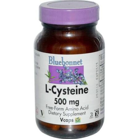 Bluebonnet Nutrition L-Cisteína - 500 mg - 60 Veggie Cápsulas