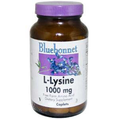 Bluebonnet Nutrition L-Lysine - 1,000 mg - 50 Caplets