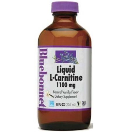 Bluebonnet Nutrition Liquid L-Carnitina, Baunilha - 1,100 mg - 8 fl oz