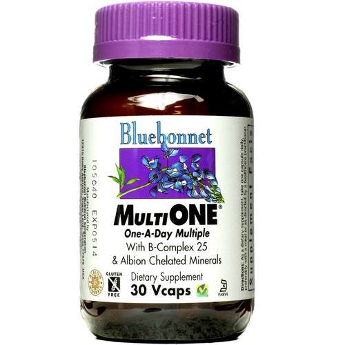 Bluebonnet Nutrition MultiONE, Com Ferro - 30 Veggie Cápsulas: Seu Multivitamínico Essencial para a Saúde no Brasil