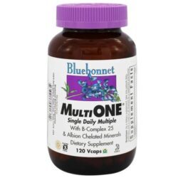 Bluebonnet Nutrition MultiONE com Ferro - 120 Veggie Cápsulas: Sua Dose Diária Completa de Vitalidade e Bem-Estar