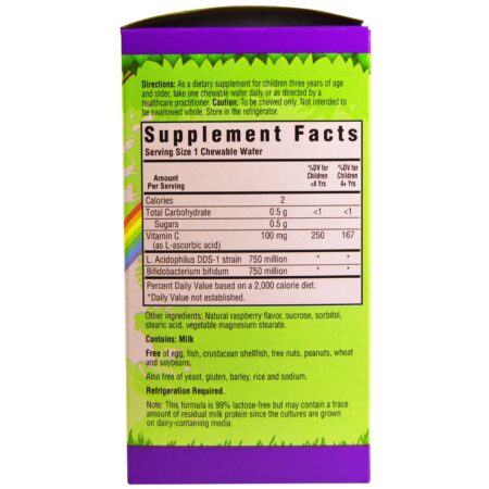 Bluebonnet Nutrition Super Earth Rainforest Animalz Probiotic - 60 Chewable Wafers - Image 2